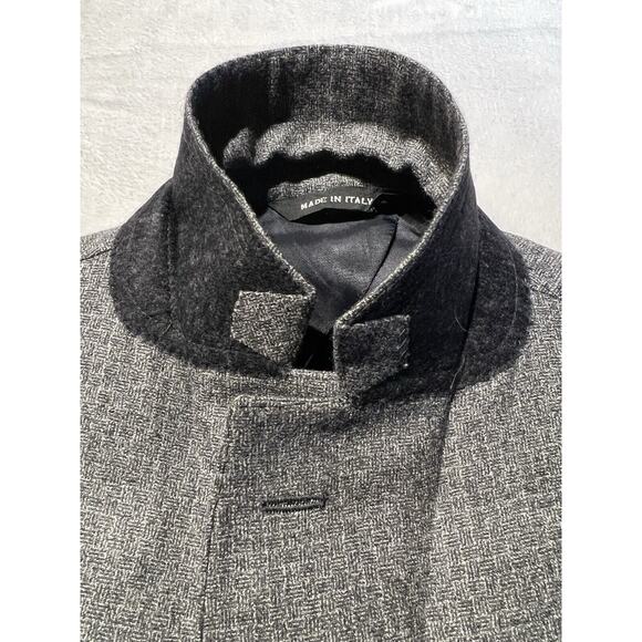 Saks Italy 42R Unstructured Blue Gray Freely Lanificio Comero Sport Coat Jacket - Picture 12 of 15